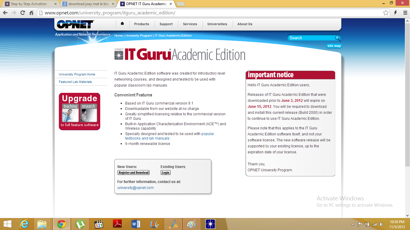 opnet it guru academic edition free download
